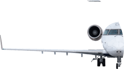 white jet transparent background